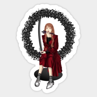 Red Dress Sticker